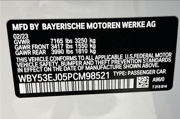 2023 BMW i7 xDrive60 in Flushing, MI - Randy Wise Auto Depot