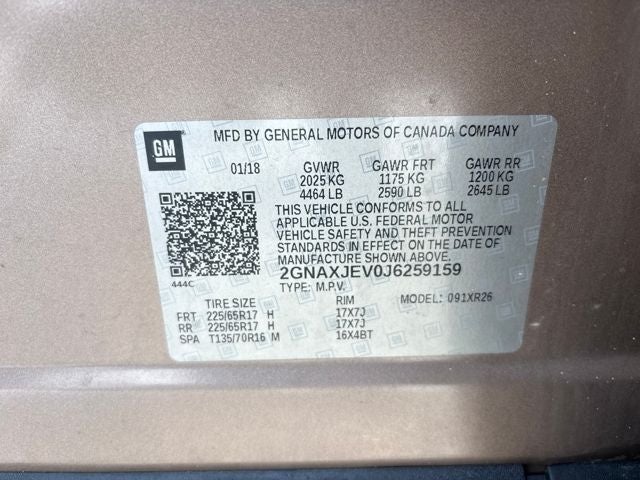 2018 Chevrolet Equinox LT