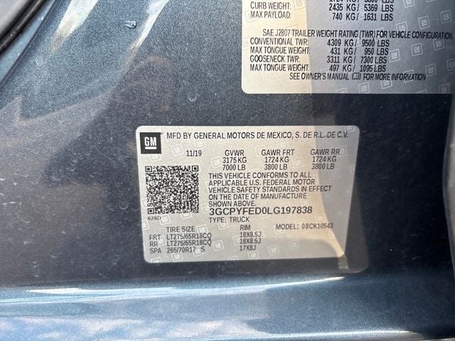 2020 Chevrolet Silverado 1500 LT Trail Boss