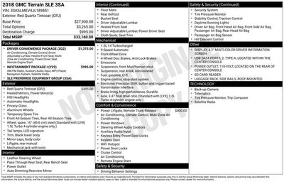 2018 GMC Terrain SLE