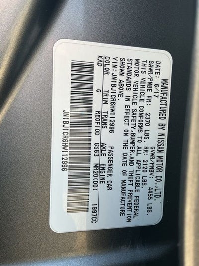 2017 Nissan Rogue Sport SL