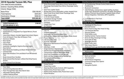2018 Hyundai Tucson SEL Plus