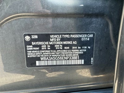 2014 BMW 3 Series 328i