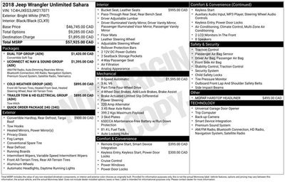 2018 Jeep Wrangler Unlimited Sahara