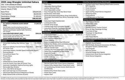 2020 Jeep Wrangler Unlimited Sahara