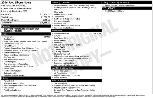 2006 Jeep Liberty Sport