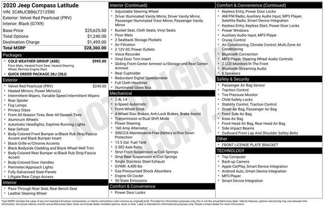 2020 Jeep Compass Latitude